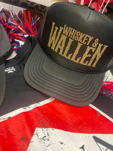 Whiskey & Wallen Trucker Hat