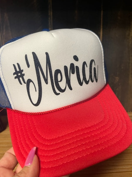 'Merica Trucker Hat RWB