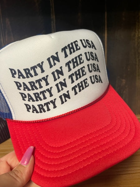 Party in the USA Trucker Hat